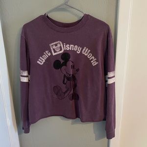 Walt Disney World cropped long sleeve tee